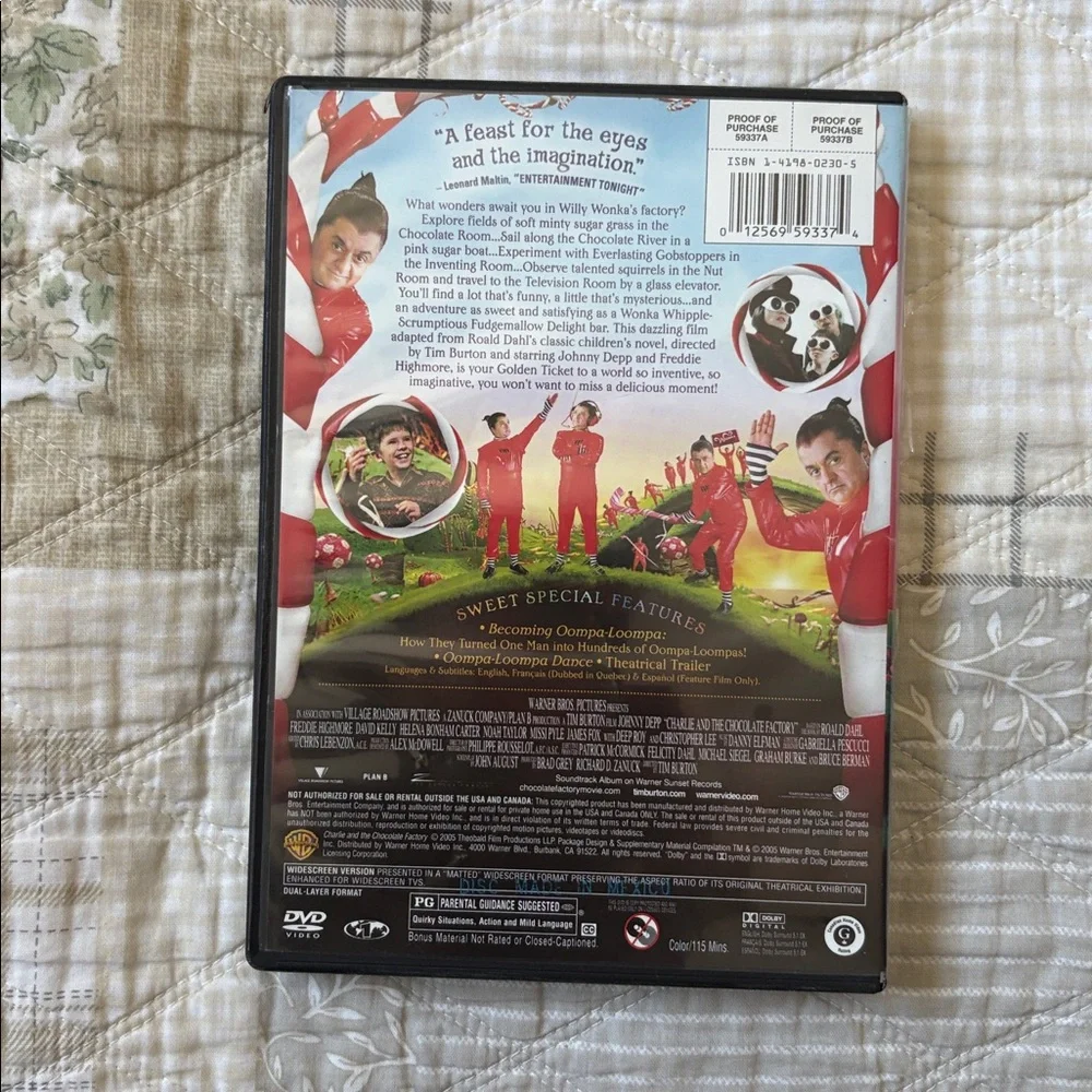 Charlie and the Chocolate Factory DVD